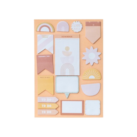 Set notas adhesivas Rose