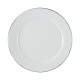 Plato trinche Peltre blanco