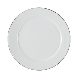 Plato trinche Peltre blanco