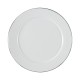 Plato trinche Peltre blanco