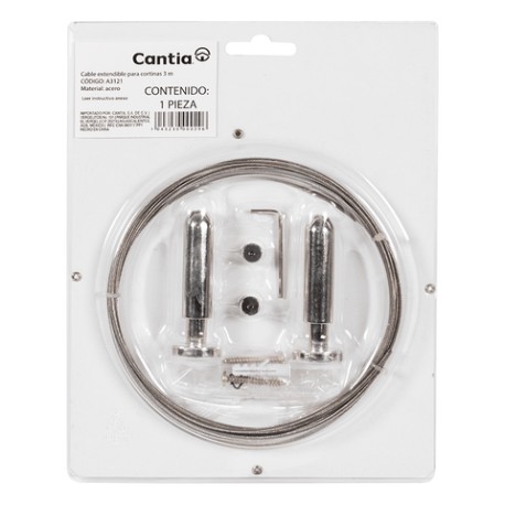 Sistema de extensión de cable para cortinas