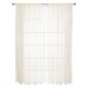Jgo Cortinas Cortas Translucidas Beige