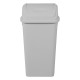 Bote de basura rectangular gris 80 Litros